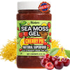 Biolore Sea Moss Gel Cherry Pie - Flavored Superfood with Natural Electrolytes - Wildcrafted Mango Jam Sea Moss, with Minerals, 