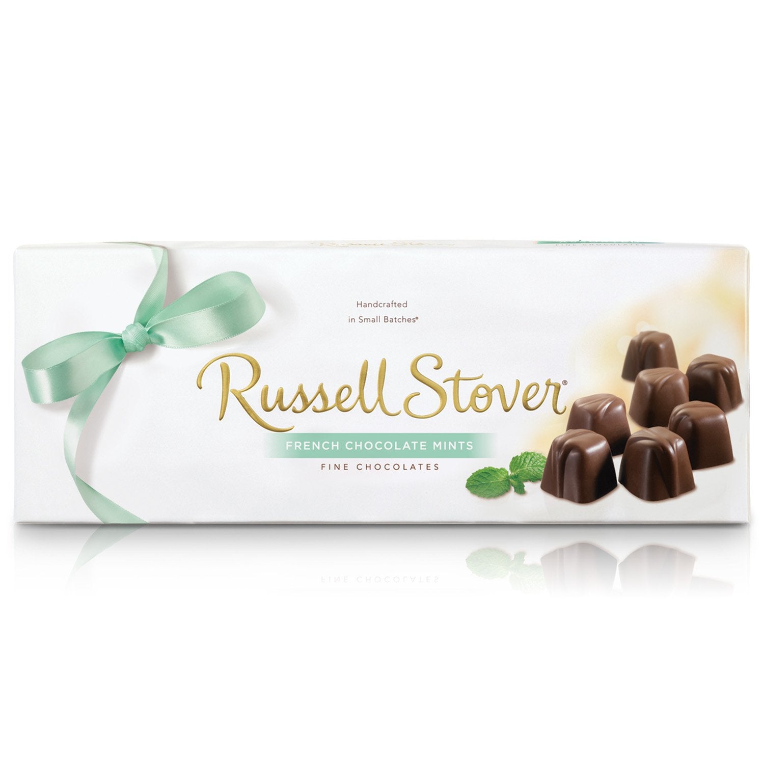 Russell Stover French Chocolate Mints Box 10 Ounce Russell Stover Candy, French Mint Chocolate Candy Box; Melt In Your Mouth French Mint Covered In A Rich Chocolate Candy Gift Box