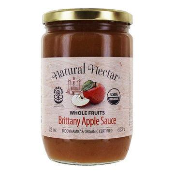 Natural Nectar Brittany Apple Sauce - Sauce - Case of 6 - 22.2 oz. (6x22 OZ)