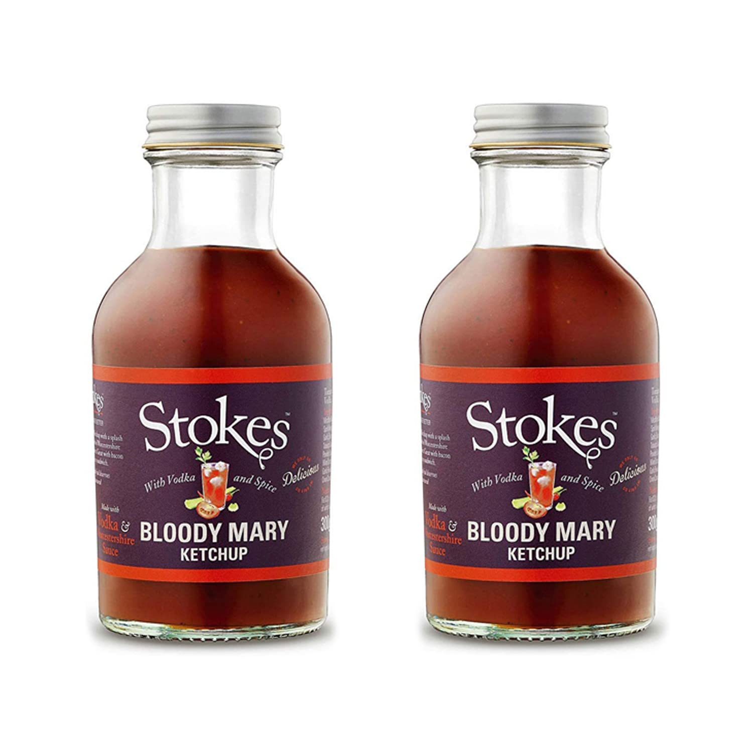 Stokes Bloody Mary Ketchup With Chase Flavor Blend (300G) - Pack Of 2