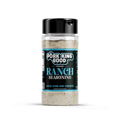 Pork King Good Ranch Seasoning for Cooking and Popcorn Seasoning - Keto Friendly, Paleo, No MSG, Gluten Free (Ranch, Single Shak