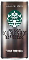 Starbucks Doubleshot Espresso and Cream, 6.5 Fl oz