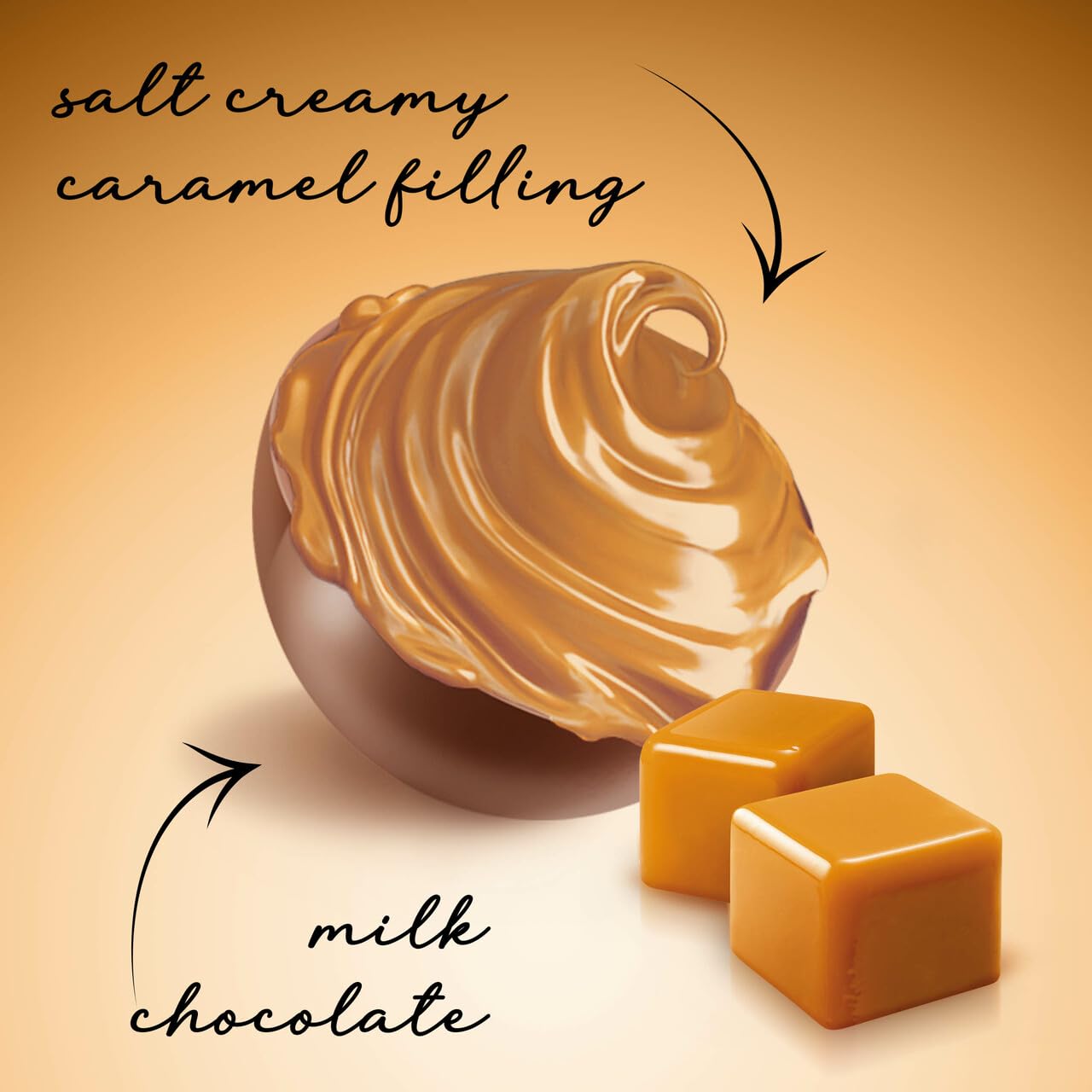 WITORS Cuore Chocolate Truffles, Creamy Filling, 5.11 Ounce, Made in Italy, Perfect for Gifting