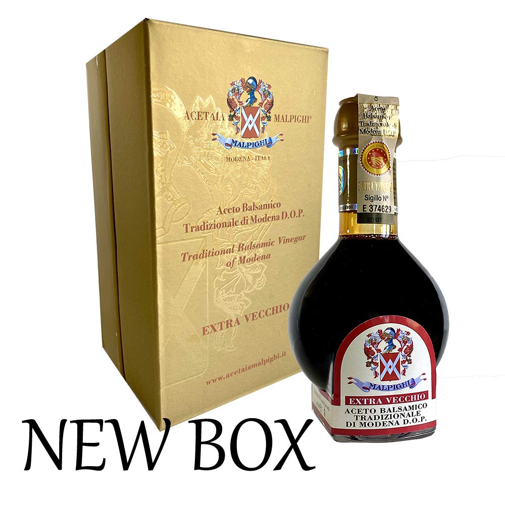 Traditional Balsamic Vinegar of Modena PDO, 25 Years Old, 3.4 oz with Doser and Recipe Book