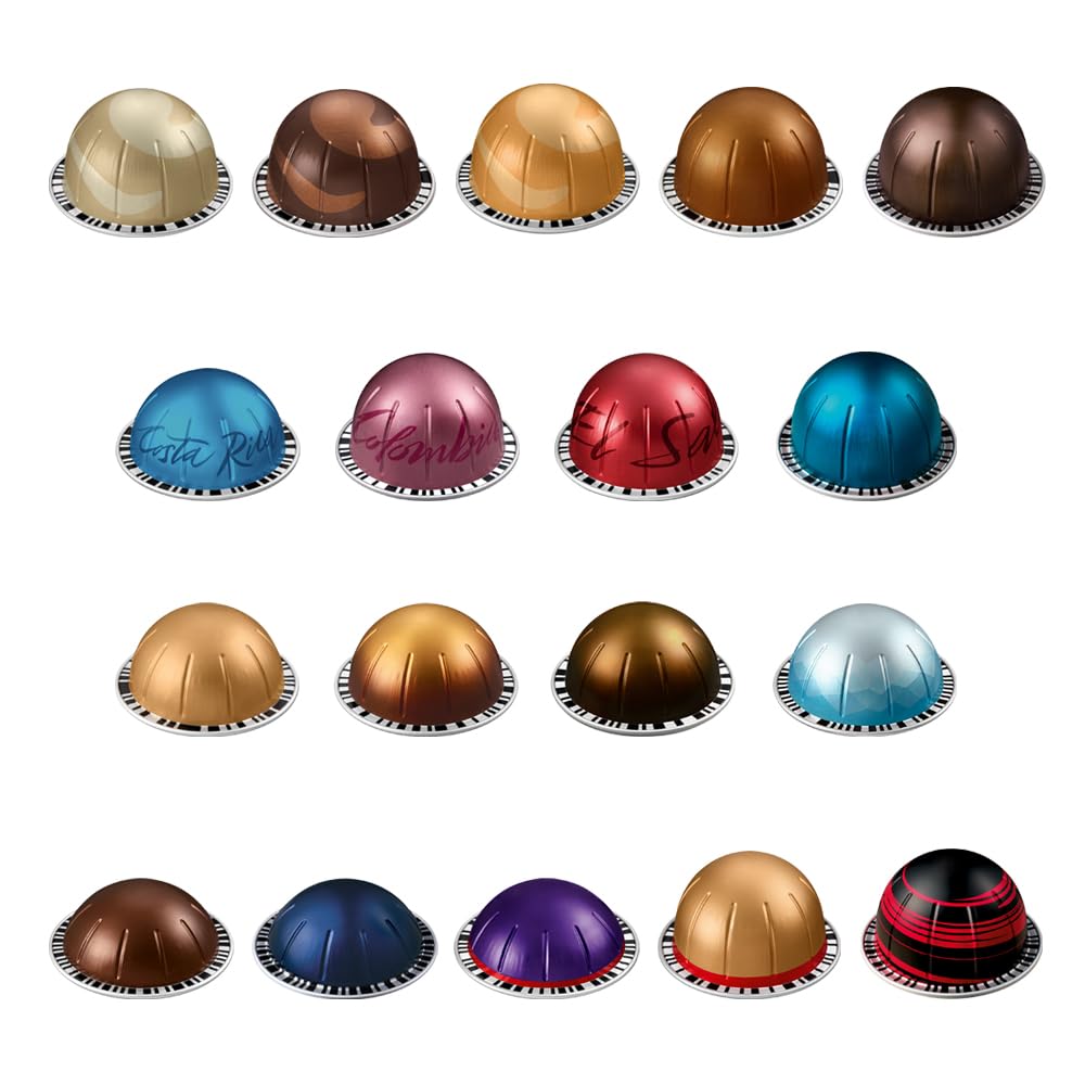 Generic Discovery Sampler Coffee & Espresso Capsules Variety Mix Pack - 18 Assorted Flavors, 1 Count