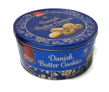 Bisca Danish Butter Cookies, 64 oz Tin, 4 Pound Pack, Delicious
