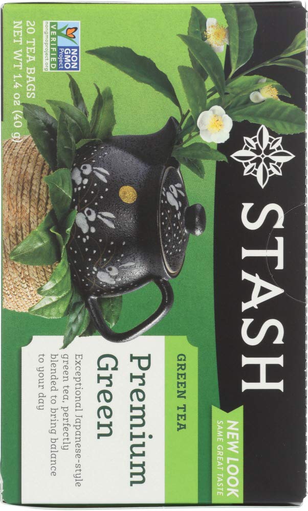 Stash Premium Green Tea - Pack of 6, 8 Ounces, Loose Leaf Tea