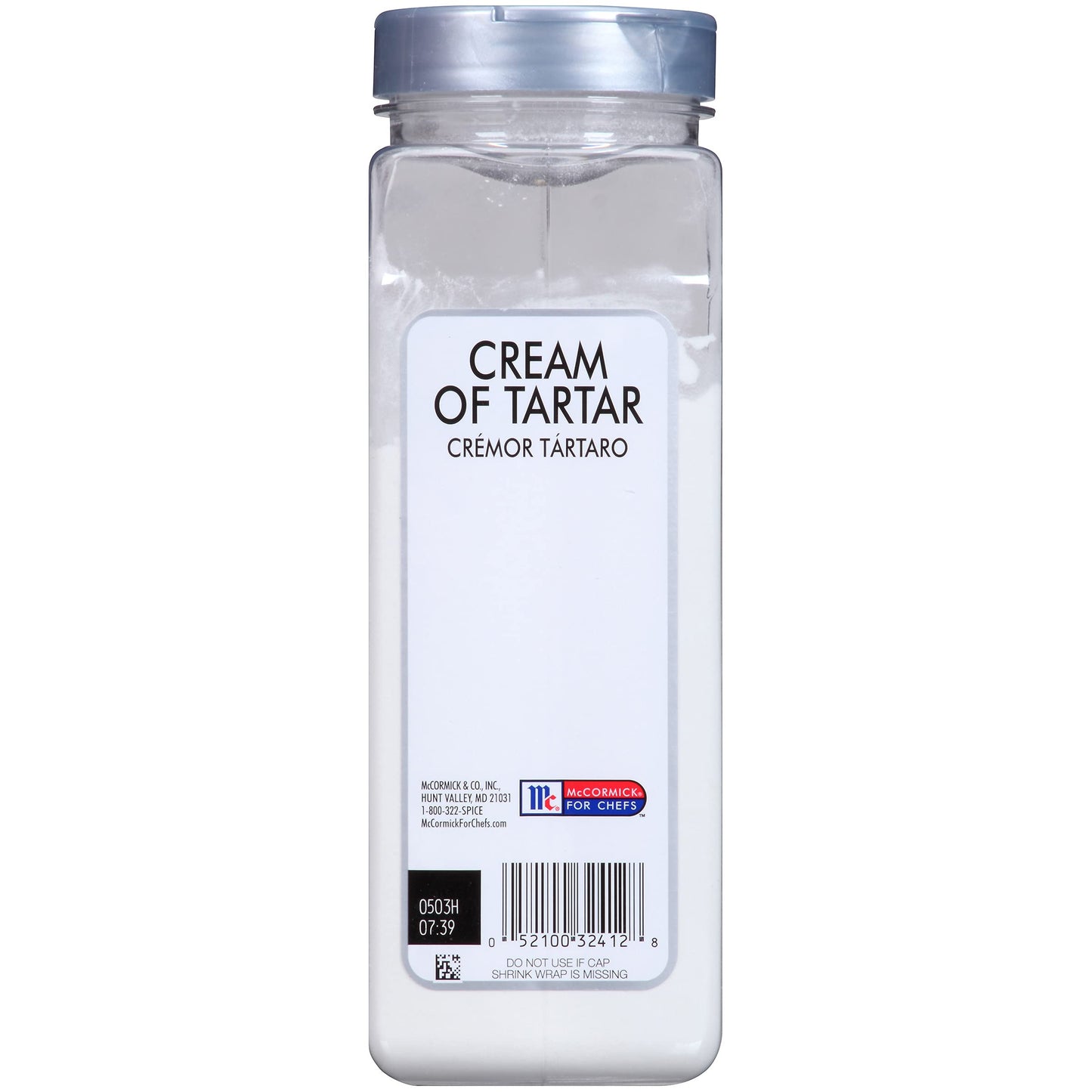 Mccormick Culinary Cream Of Tartar, 25 Oz (Pack Of 6) - Six 25 Ounce Containers Of Cream Of Tartar Powdered Thickening Agent For