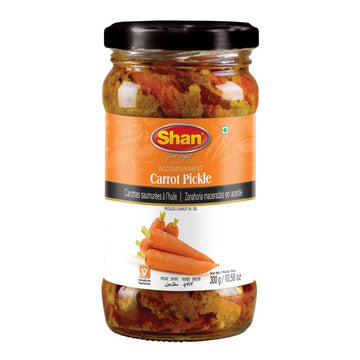 Shan Carrot Pickle - Pickled Carrot in Oil - 10.58 oz (300g) - Vegetarian Friendly - Airtight Pet Jar