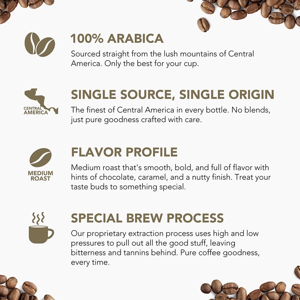 iHeartDogs Cold Brew Coffee Concentrate - Low Acid, 8 Fl Oz, Instant Iced Coffee and Hot Drinks