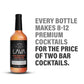 LAVA Premium Skinny Paloma Mixer, Ruby Red G fruit & Key Lime, Low Calorie, 33.8 Fl Oz Glass Bottle