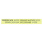 Stone Ground Organic Mustard 12 Ounces (Case of 12)