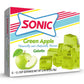 Sonic Gelatin Mix, Green Apple, 3.94 Oz (Pack Of 6)