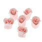 Global Sugar Art Rose Sugar Flowers, Pink Unwired, Very Small, 18 Count By Chef Alan Tetreault