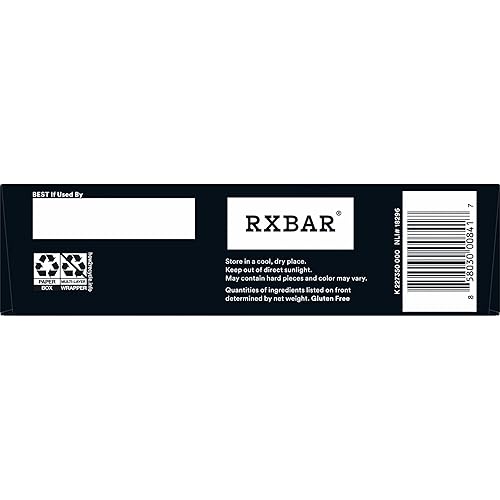 RXBAR Protein Bars, Protein Snack, Snack Bars, Chocolate Sea Salt, 9.1oz (5 Bars)