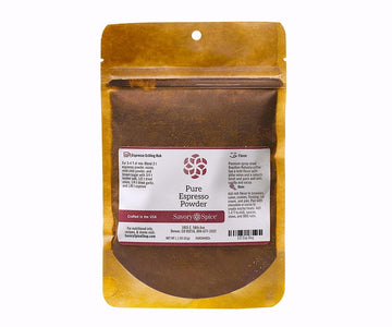 Savory Spice Pure Espresso Powder - Espresso Powder for Baking - Boost Rich Chocolate Flavor in Desserts - Gluten-Free, Sugar-Fr