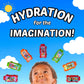 Drink Blocks Sugar-Free, Dye-Free, BPA-Free, Naturally Flavored Water - Bottles Click Together for Creative Building Fun! (Fruit