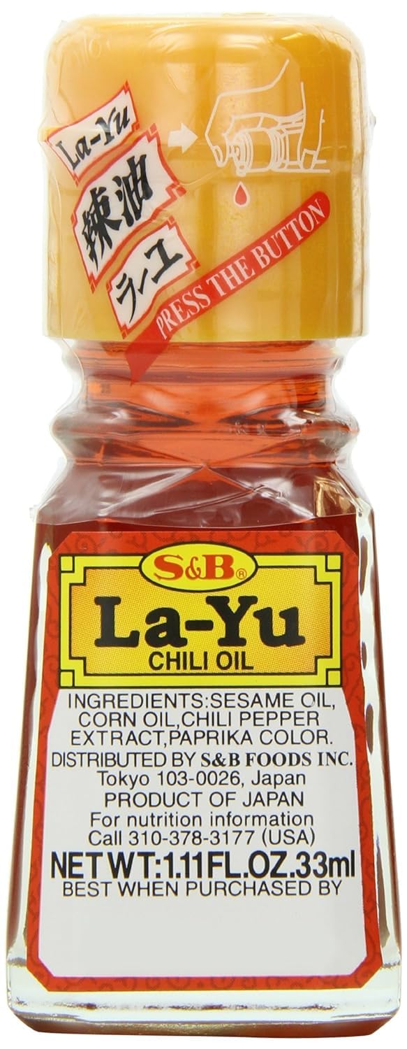 S&B Layu Chili Oil, 1.11-Ounce (Pack of 10)