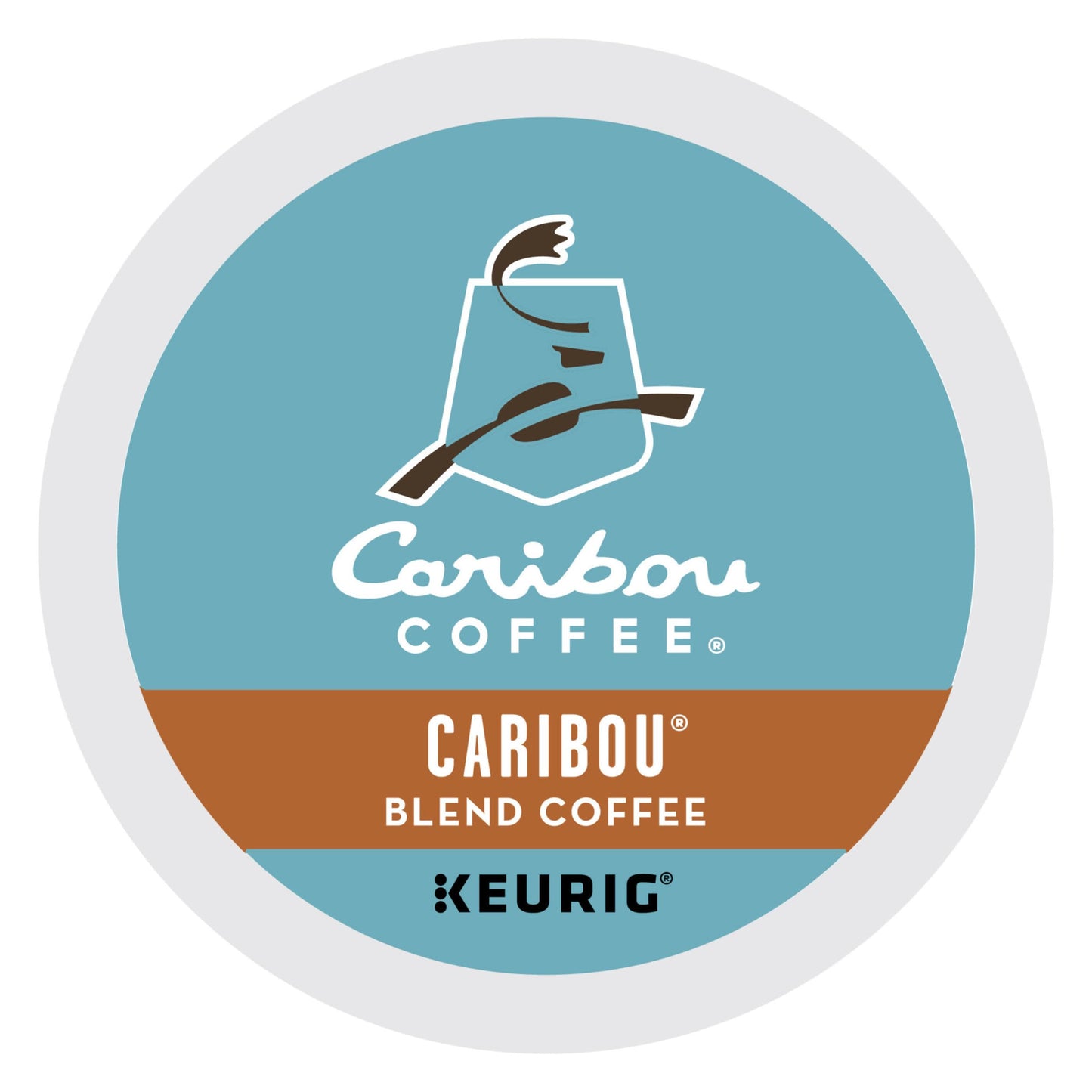 Caribou Coffee Caribou Blend Keurig Single-Serve K-Cup Pod, Medium Roast Coffee, 72 Count