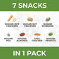 Oregon Farm Fresh Snacks Wasabi Peas & Rice Crackers Mix - Locally Sourced and Freshly Made Asian Snacks with Wasabi Almonds, Pe