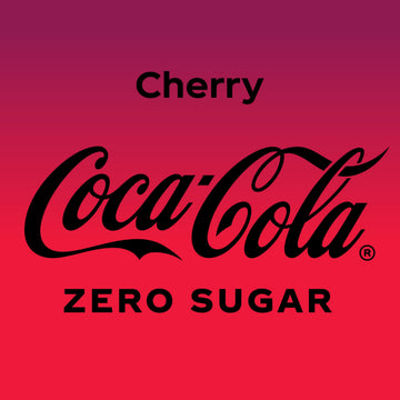 Coke Zero Cherry Diet Soda, 16.9 fl oz, Pack of 6, Model 049000075946