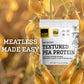 PURIS Pantry Textured Pea Protein, Unflavored Meatless Vegetable Crumbles, Equals 15 lbs Ground Beef, Soy Free, Shelf-Stable, Gl