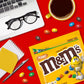 M&M'S Peanut Milk Chocolate Candy, Super Bowl Chocolates Family Size, 19.2 Oz Bag