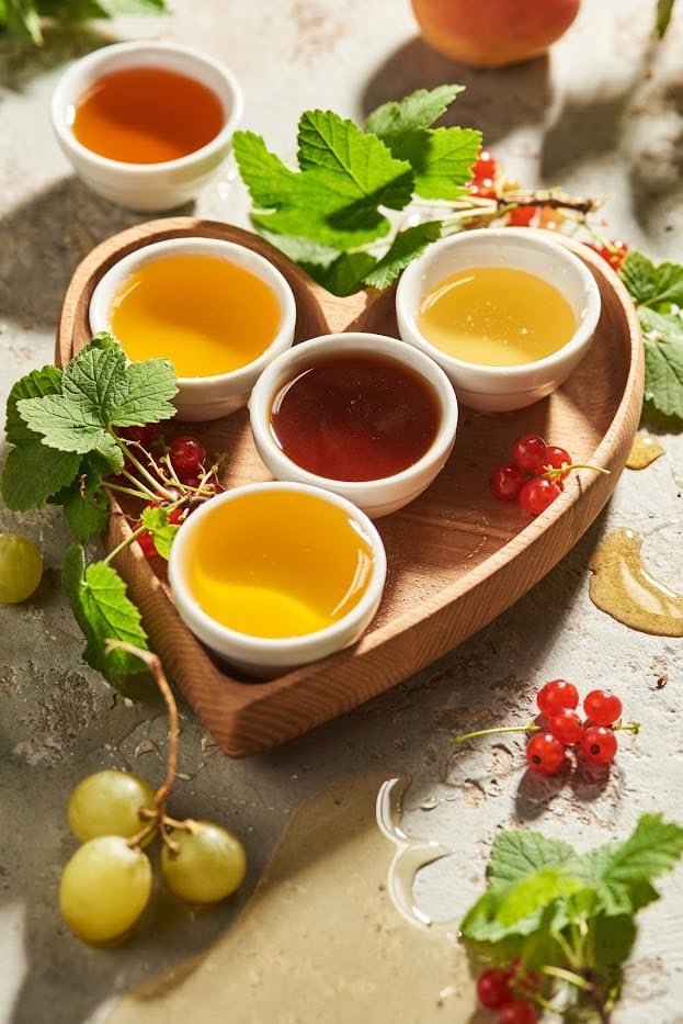 HONIGMA Raw Linden Honey - 100% Pure, Unpasteurized, Unfiltered, 250g/8.8oz, Partially Crystallized