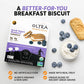 Olyra Greek Yogurt Blueberry Sandwich Breakfast Biscuits, Healthy Snacks for Adults and Kids, Low Sugar, High Fiber, Organic Coo
