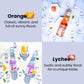 Ramune Japanese Soda Variety Pack - Yuzu, Lychee, Grape, Strawberry, And Orange.Japanese Marble Soda Drink Pack Of 5
