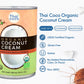 Thai Coco - Organic Coconut Cream Full Fat Unsweetened - 14 Fl. Oz. 6 Pk