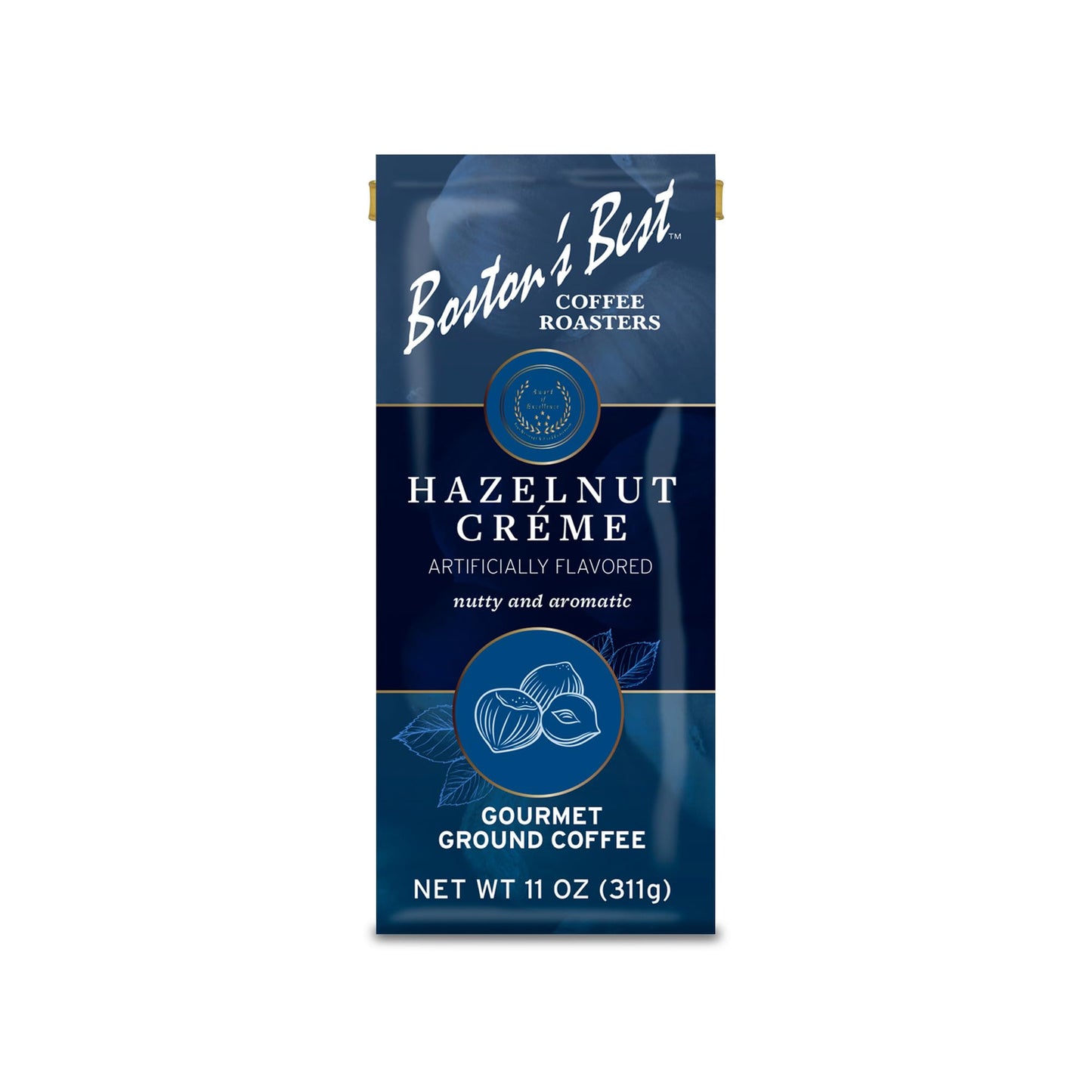 Hazelnut Creme Ground Gourmet Coffee By Bostons Best For - 12 Oz Coffee