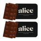 Alice Nightcap 2-Pack Functional Mushroom Chocolates, Supports Deep Sleep, Cream, 3.68 inches