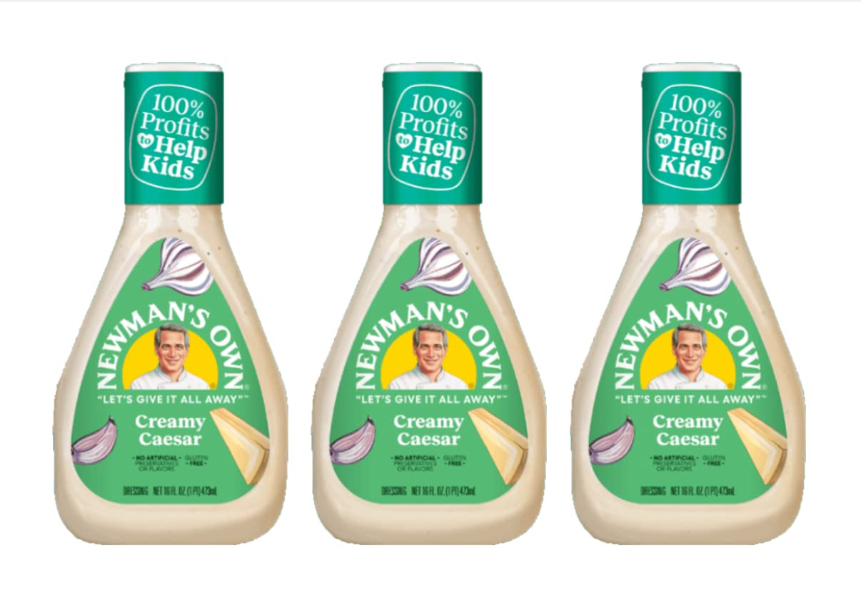 Newman'S Own Salad Dressing Creamy Cae, 16-Ounce (Pack Of 3)