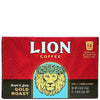 Lion Coffee Gold Roast Coffee Pods - Single-Serve Pods - Smooth Medium Roast - Arabica Coffee - Compatible with Single-Serve Bre