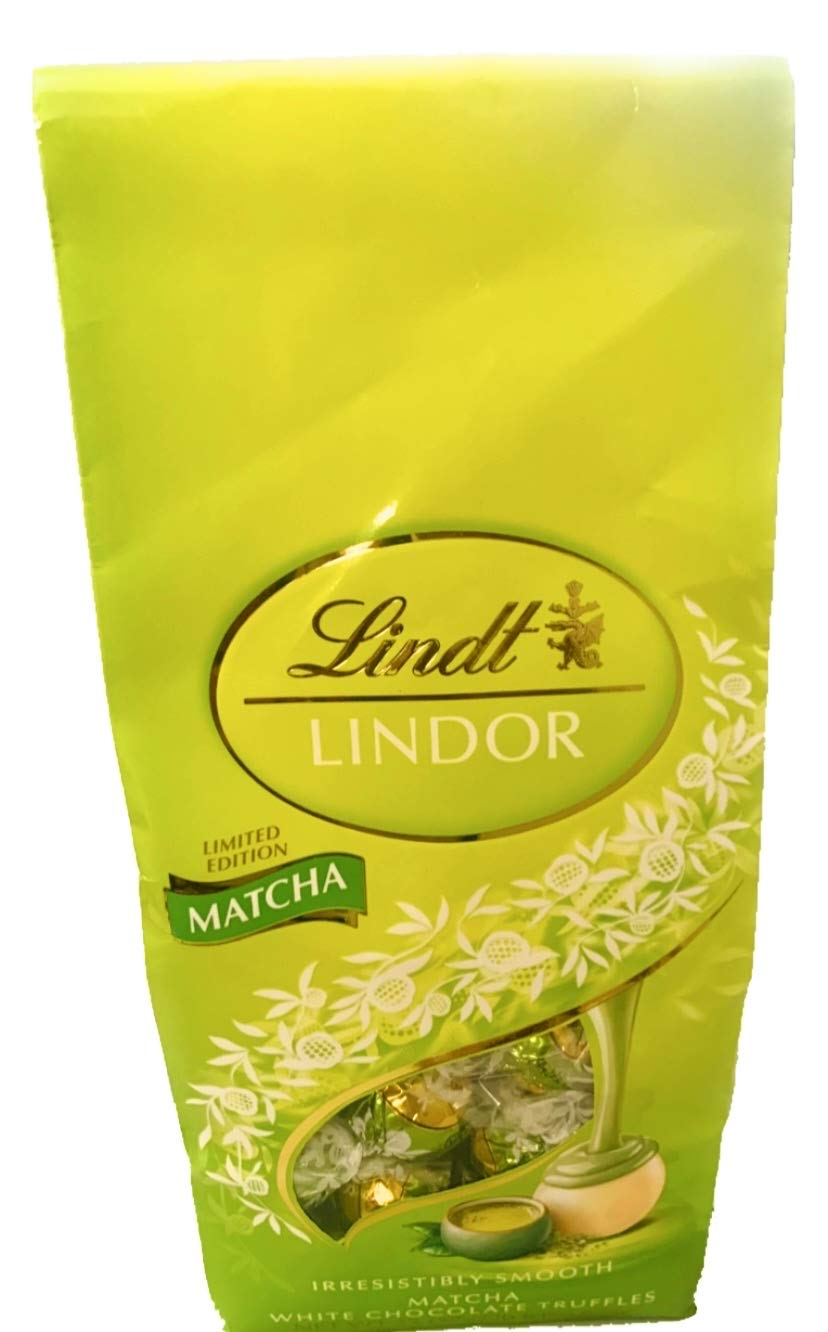 Lindt Lindor Milk White Chocolate Truffles Matcha Limited Edition