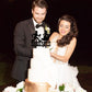 Mr And Mrs Cake Topper, Funny Wedding Cake Topper - The Groom Is Chasing His Lovely Runaway Bride With Handcuffs, Funny Bride An