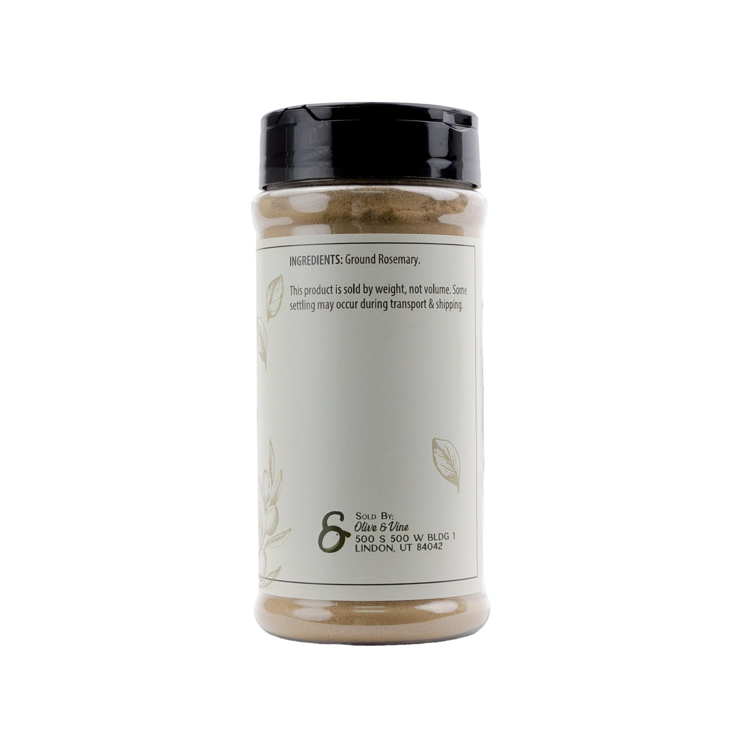 Olive & Vine Ground Rosemary Seasoning for Roasts, Soups & Stews, 5.6 Ounce