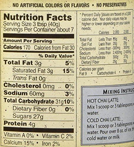 Trader Joe'S Spicy Chai Tea Latte Mix 10 Oz (Pack Of 3)