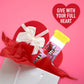 M&M'S Valentine's MINIS Milk Chocolate Candy, 1.08 oz Tube, Bulk Pack of 24, Perfect for Valentine's Day Gifts