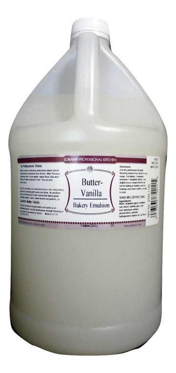 Lorann Butter Vanilla Bakery Emulsion, 1 Gallon