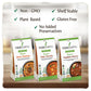 Food Earth Indian Simmer Sauce Trio - Vindaloo, Butter Chicken, Tikka Masala - Organic, Vegan, Gluten-Free, Gmo-Free - 6 Prepack