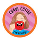 Crave Beverages Flavored Coffee Pods, Cinnamon, 100 Count, Compatible with Keurig K-Cup Brewers