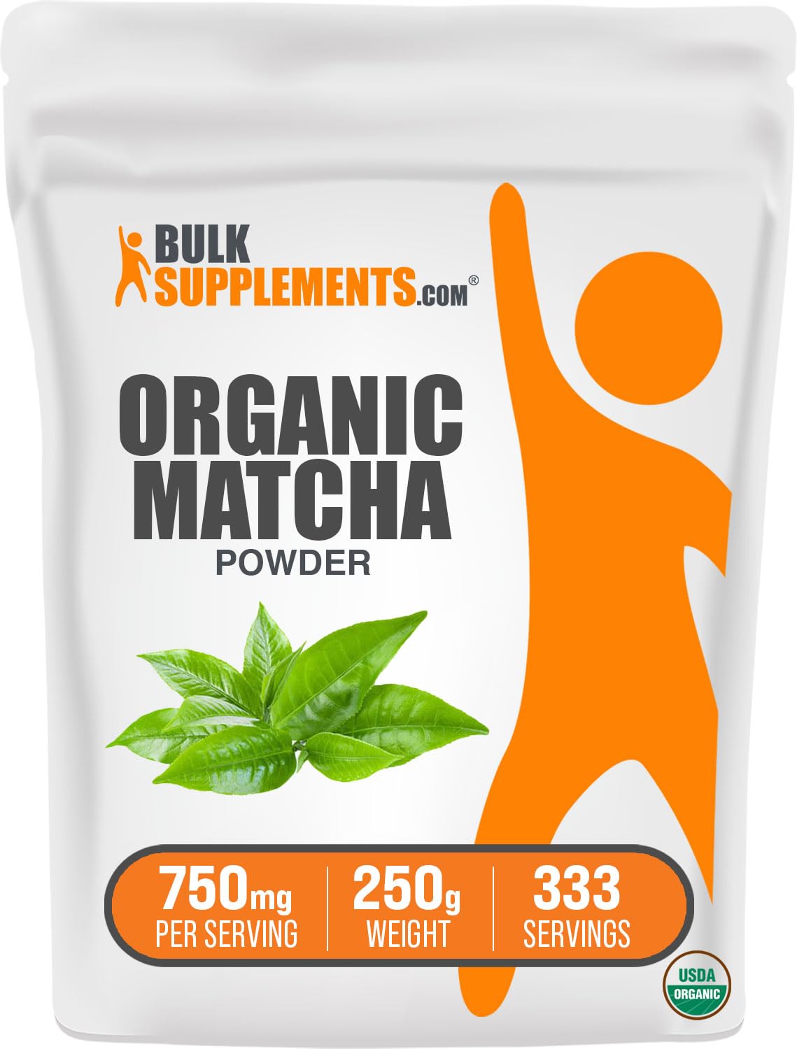 BulkSupplements Organic Matcha Powder - Culinary Grade, Gluten Free, 250g (8.8 oz), Model GTM