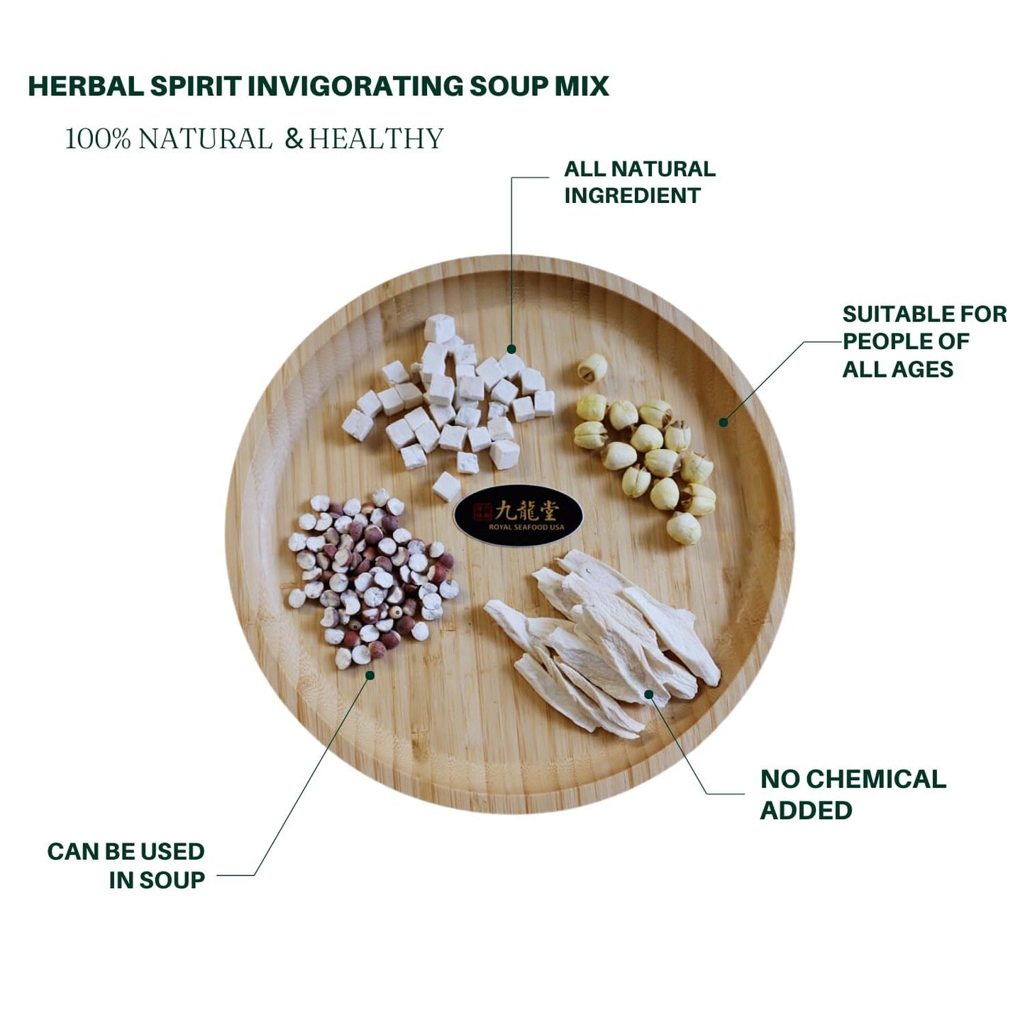 Royal Seafood Usa 100% Natural Healthy Assorted Soup Mix 2-3 Servings 80G   2-3
