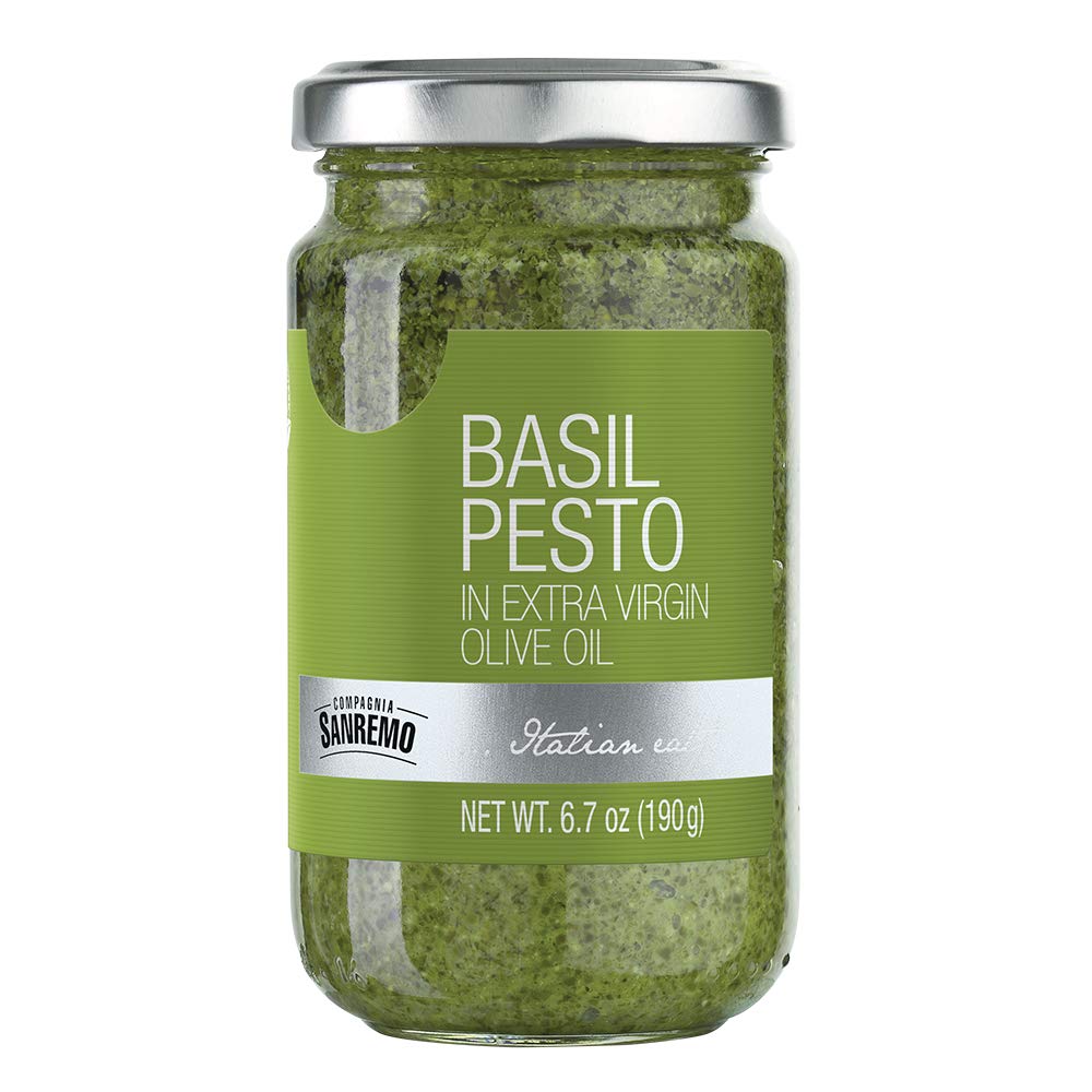 Compagnia Sanremo Pesto Dop Basil Pesto, 6.7 Oz