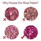 TEARELAE Dried Rose Petals - Edible Flowers for Tisanes, Baking, Crafts - 1.3oz