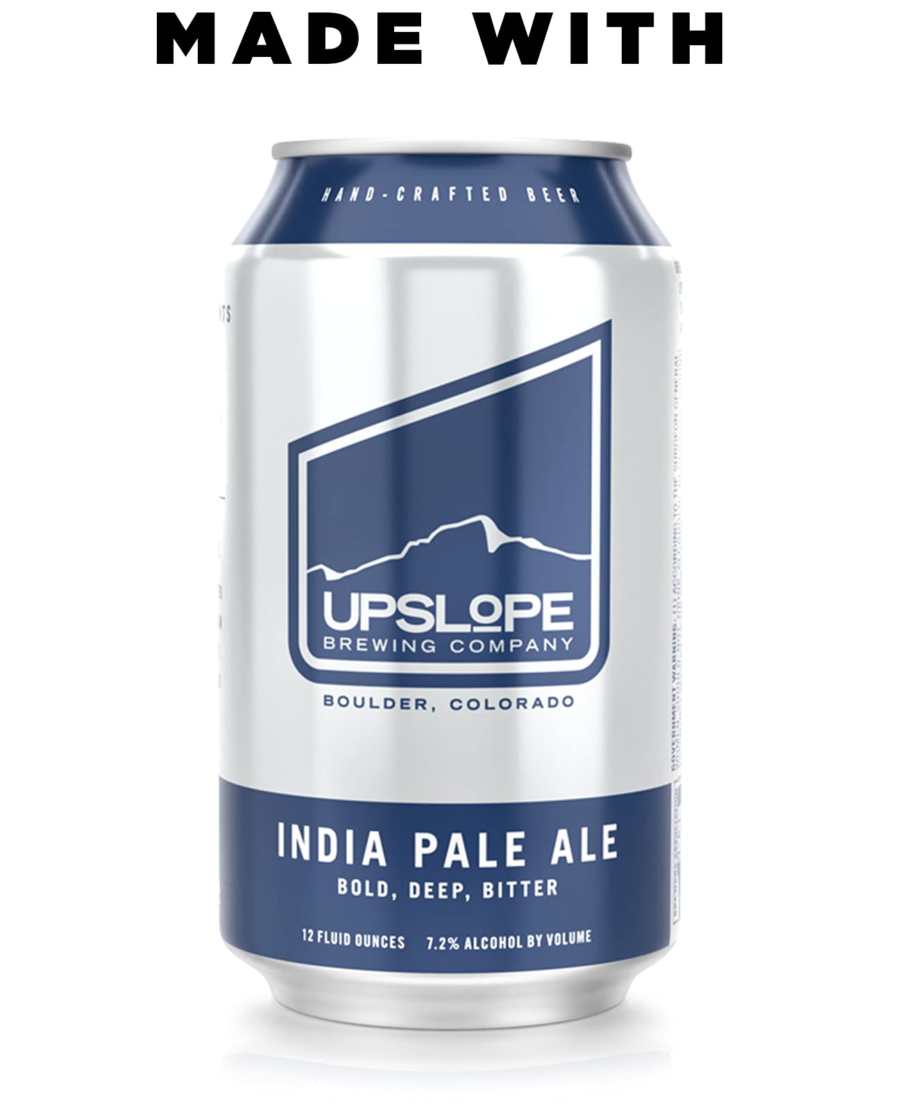 Blonde Beards Ipa Buffalo Sauce - (Medium/Hot) - Made With Upslope India Pale Ale - Great On Chicken Wings - Hot & Hoppy - Craft Malt-Inspired, Cayenne Pepper, Garlic, Butter - All Natural (12 Fl Oz)