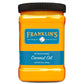 Franklins Gourmet Popcorn Butter Flavored Coconut Oil - Vegan, Gluten Free - 30 oz - Zero Trans Fat