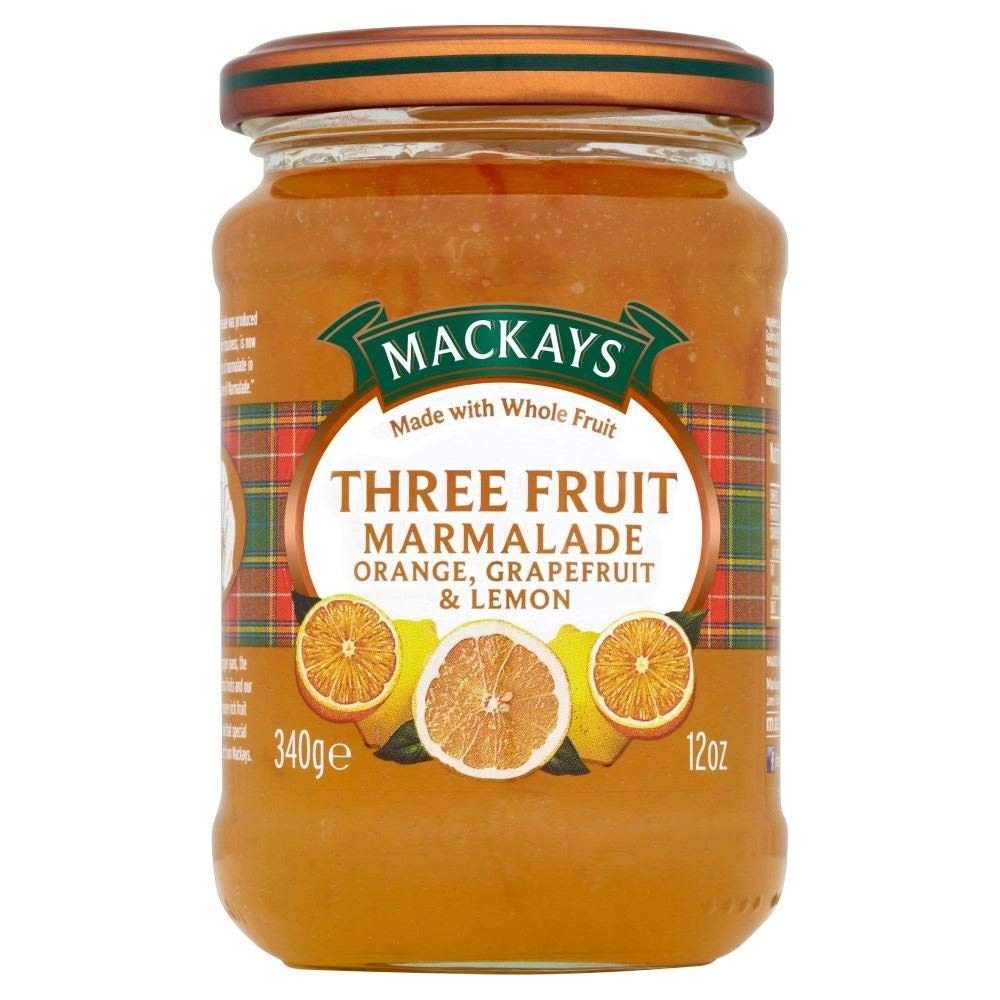 McKay's Marmalade, Three Fruit, 12-Ounce (Pack of 6)